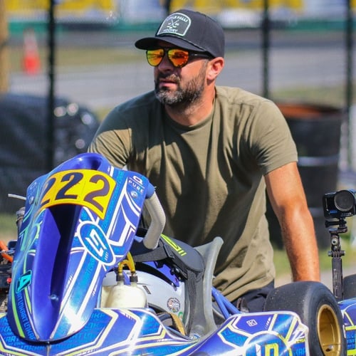 nick pushing kart nick pushing kart